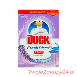 Duck Fresh Discs Lavender Zapas Krążka Żelowego Do Toalety 72 Ml (2 Zapasy)