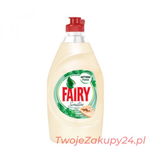 Fairy Płyn Do Mycia Naczyń Sensitive Teatree Mint 450 Ml