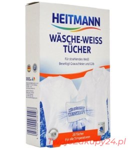 Heitmann 20Szt Weiss Chusteczki Wybielające 