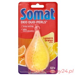 Somat Deo Duo Pearls Odświeżacz do zmywarek Lemon Orange 17g