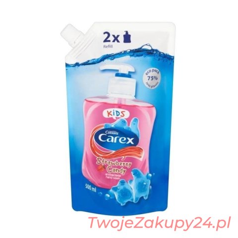 Carex Kids Antybakteryjne Mydło W Płynie Zapas Strawberry 500Ml