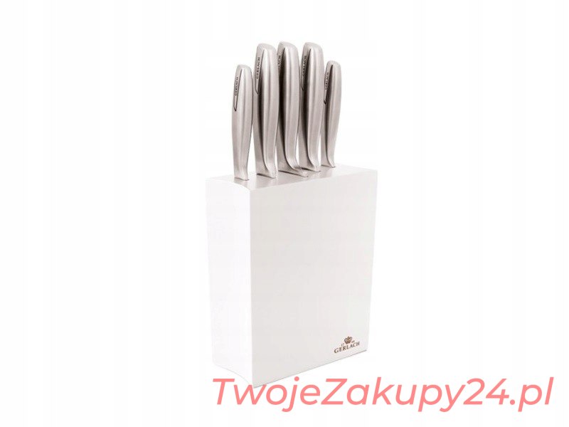 Gerlach 993 Modern Zestaw Noży Kuchennych 5 Biały