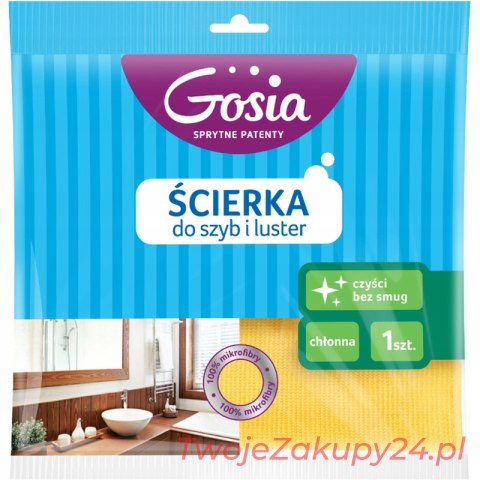 Gosia Ścierka Do Szyb I Luster Mikrofibra 41X38 Cm