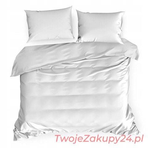 Pościel Satynowa Nova3 160X200 Eurofirany Biała