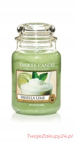 Yankee Candle Large Jar Vanilla Lime 623G