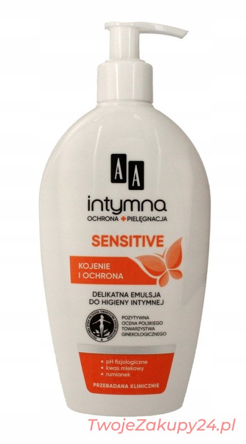 Aa O P Sensitive Emulsja Do Higieny Intymnej 300Ml