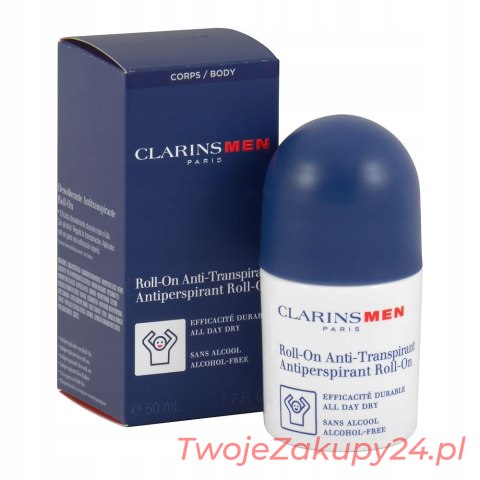 Clarins Men Antiperspirant Deodorant Roll-On 50 Ml