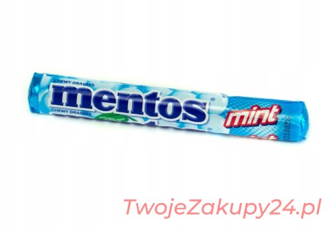 Cukierki Mentos Mint 38G Rozpuszczalne Dropsy