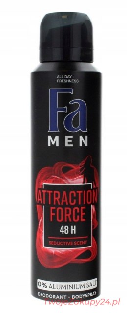 Fa Men Attraction Force 48H Dezodorant W Sprayu 15