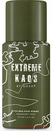 Gosh Extreme Kaos Dezodorant Spray Dla Mężczyzn