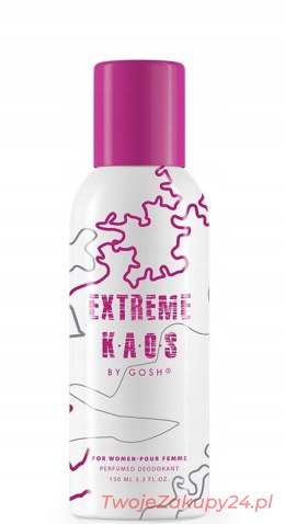 Gosh Extreme Kaos Dezodorant W Sprayu For Women