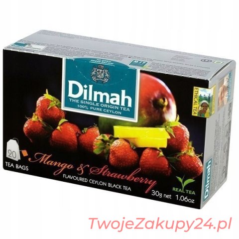 Herbata Dilmah (20 Torebek) Czarna Z Aromatem Mang