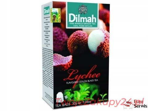 Herbata Dilmah Aromat Brzoskwinia Lichi 20Torebek 1,5G