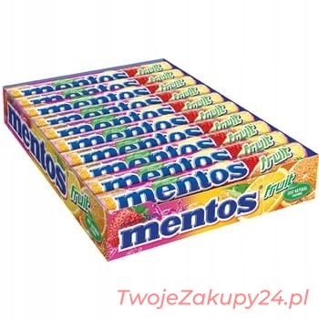 Mentos Cukierki Fruit Rolka 38G