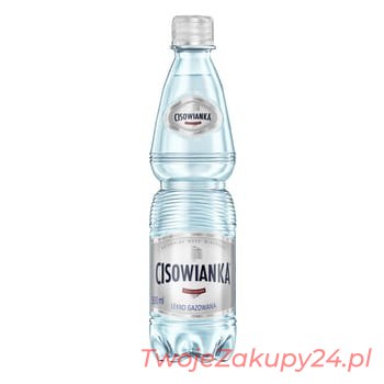 Naturalna Woda Mineralna Cisowianka Lekko Gazowana 0,5L