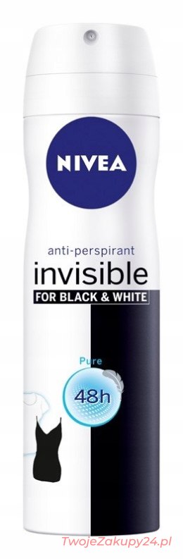 Nivea Dezodorant Invisible Pure Spray Damski 150