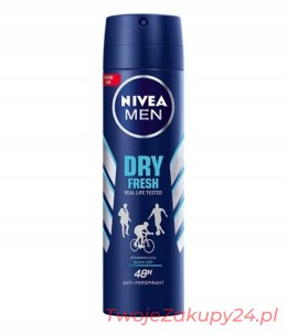 Nivea Men Dry Fresh Antyperspirant W Sprayu 150Ml