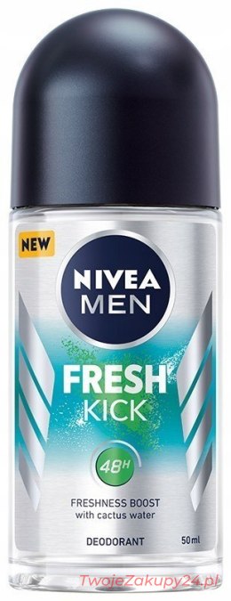 Nivea Men Fresh Kick Antyperspirant W Kulce 50 Ml
