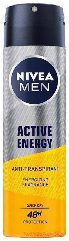 Nivea Dezodorant Spray Męski Active Energy