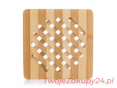 Podkładka Pod Gorące Bamboo 18*18Cm Bambusowa