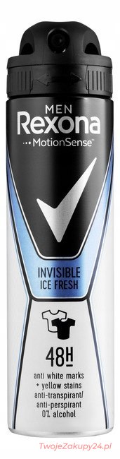 Rexona Invisible Ice Men Dezodorant Spray 150 Ml