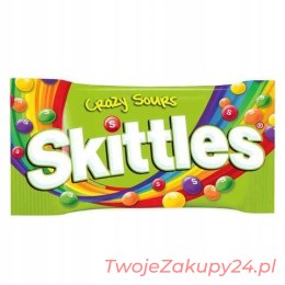 Skittles | Crazy Sours Owocowe Drażetki | 38G