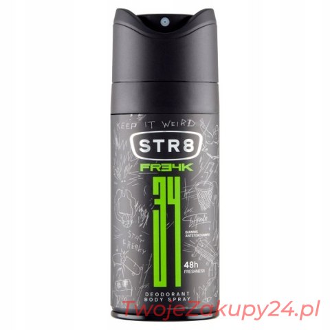 Str8 Freak Fr34K Dezodorant Męski W Sprayu 150 Ml