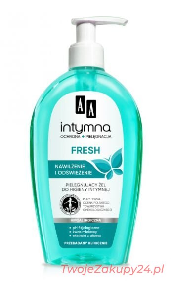 Aa Intymna Fresh Żel Do Higieny Intymnej 300Ml