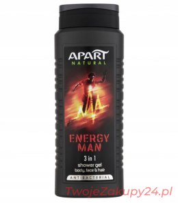 Apart Natural Żel Pod Prysznic 3W1 Energy Man 500