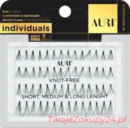 Auri Individuals Mix Sztuczne Rzęsy Kępki 56 Sztuk