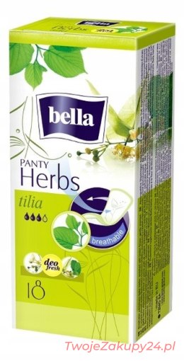 Bella Tilia Herbs Wkładki Higieniczne Lipa 8 Szt.