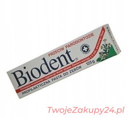 Biodent Pasta Do Zębów Przeciw Paradontozie 75G