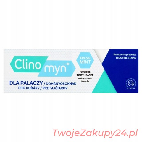 Clinomyn Fluoride Toothpaste Pasta Do Zębów Dla Palaczy