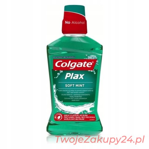 Colgate Płyn Do Płukania Ust Plax Soft Mint 500Ml