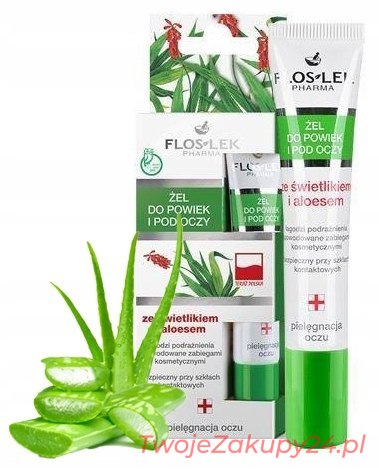 Floslek Serum Pod Oczy Ze Świetlikiem I Aloesem