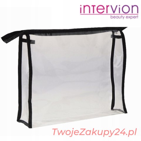 Intervion Kosmetyczka Przezroczysta Duża Do Torby