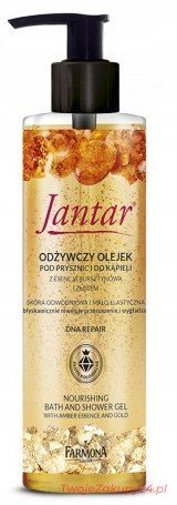 Jantar Olejek Pod Prysznic 400 Ml Bursztyn Złoto