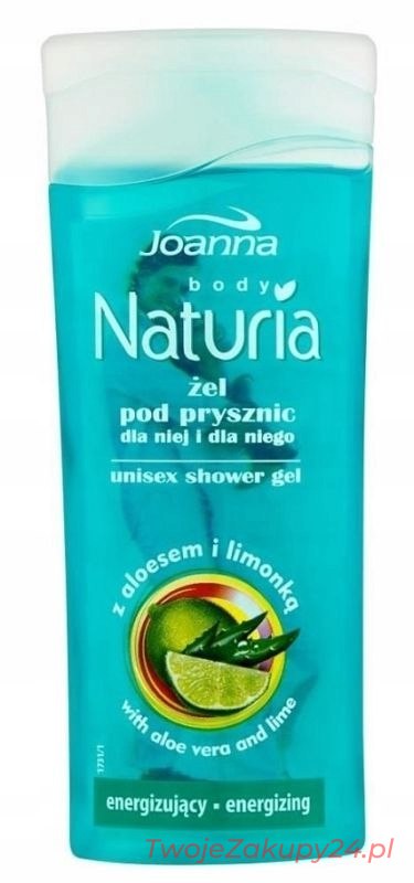 Joanna Energizujący Żel Pod Prysznic Aloes Limonka