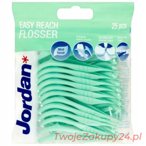 Jordan Nić Dentystyczna Flosser Z Wykałaczką 25Szt