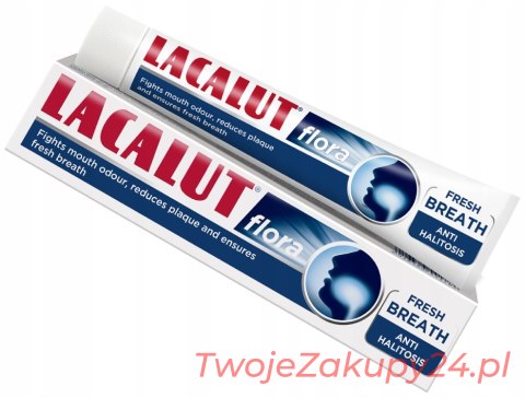 Lacalut Flora Pasta Do Zębów Nieświeży Oddech 75Ml