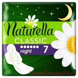 Naturella Podpaski Skrzydełkami Classic Night 7Szt