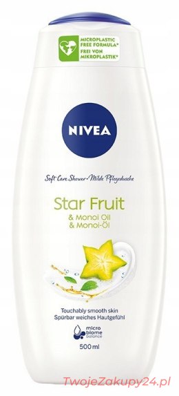 Nivea Soft Care Shower Żel Pod Prysznic Star Fruit