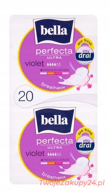 Podpaski Bella Perfecta Violet Duo 20Szt.(2X10)