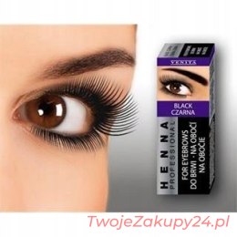 Venita Professional Eyebrow Tint 1.0 Black Farba Do Brwi W Proszku