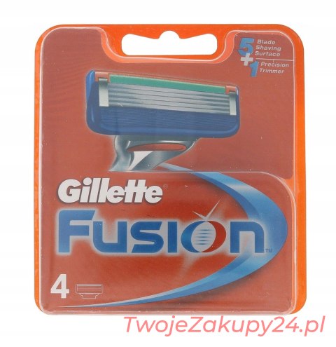 Gillette Fusion Wkład Do Maszynki 4Szt