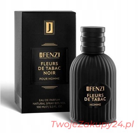 Jfenzi Men Woda Perfumowana Fleurs De Tabac Noir