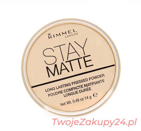 Rimmel Stay Matte Puder Matujący Transparent 001