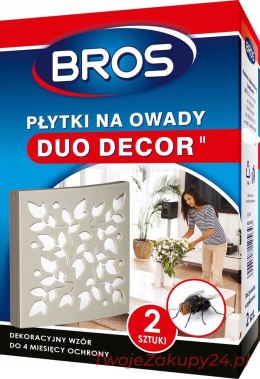 Bros Płytki Na Owady Duo-Decor 2 Szt.