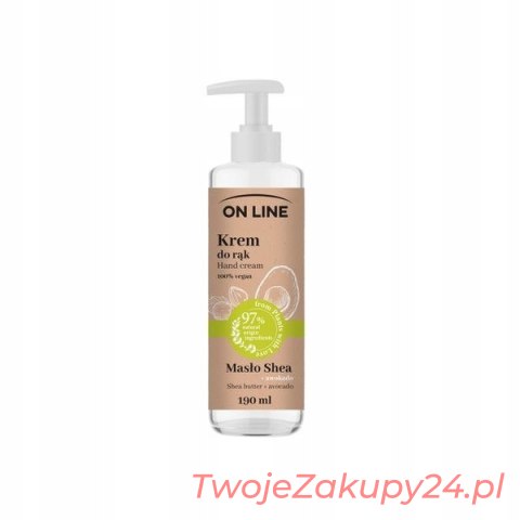 On Line Krem Do Rąk Masło Shea I Awokado 190 Ml