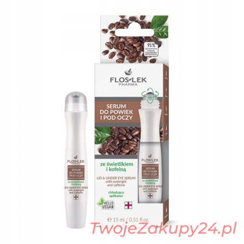 Floslek Serum Pod Oczy Świetlik I Kofeina 15 Ml